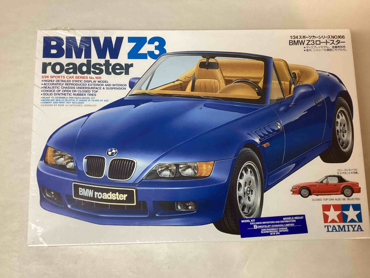 24166 - Tamiya 1/24 BMW Z3 Roadster - Preowned | Wheels & Wings