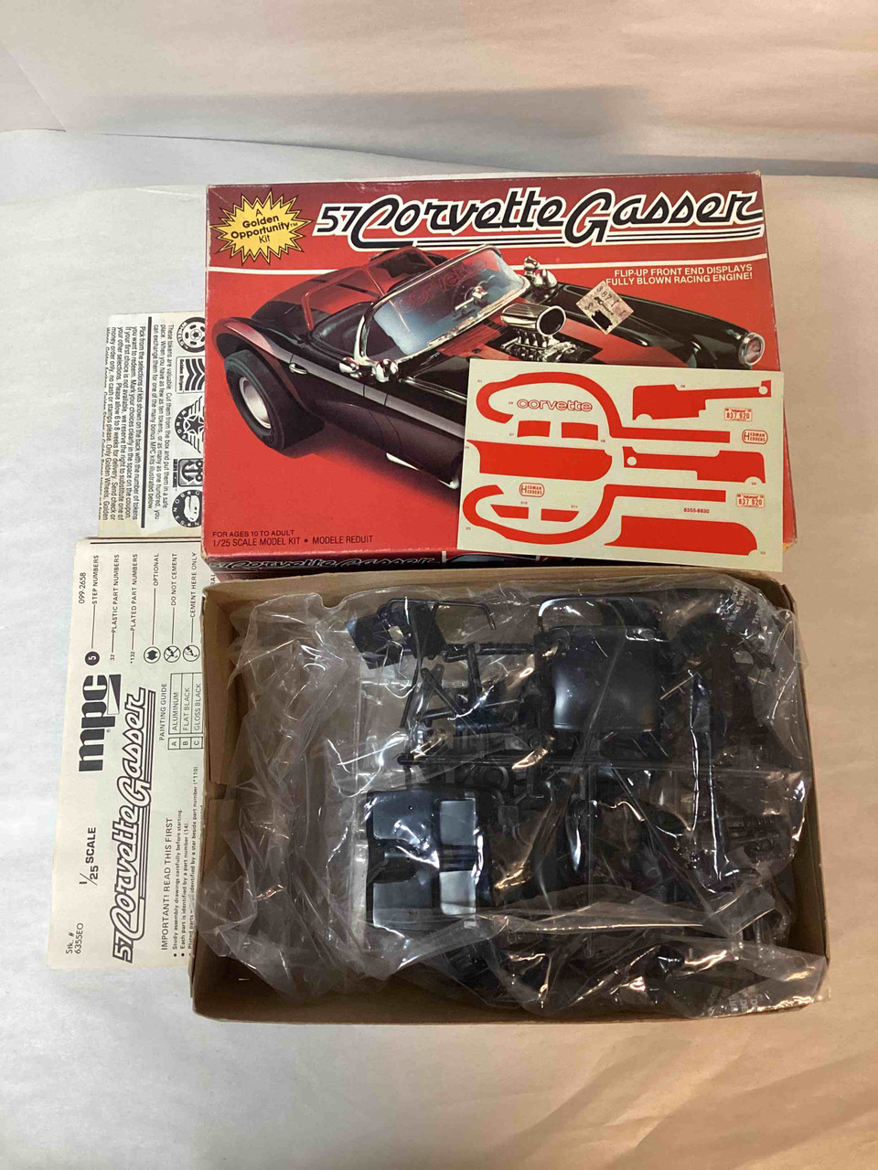 6355 - MPC 1/25 57 Corvette Gasser - Preowned | Wheels & Wings Hobbies