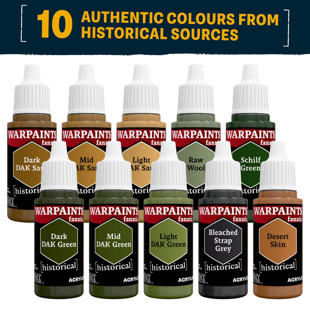 The Army Painter Paint Set Historical WWII German Afrika Corps