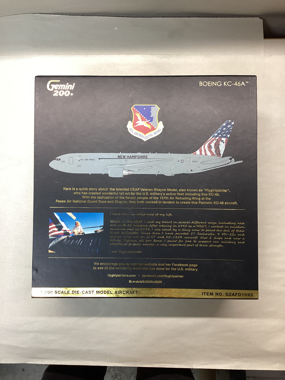 G2AFO1093 - Gemini200 1:200 Boeing KC-46A Pegasus USAF 157th ARW