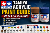 Tamiya Acrylic Paint Guide — XF Flat & X Gloss Complete Colour Chart