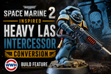 Kyle's Space Marine 2 Heavy Las Intercessor Conversion — Build Feature