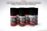 AK Interactive Real Colors Civil Paint Guide — Formula 1, Sports Cars, Rally & Motorcycles