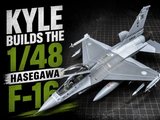 Kyle Builds the 1/48 Hasegawa F-16 — Pakistan Air Force Build Feature