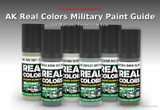AK Interactive Real Colors Military Paint Guide — by Nation, Theatre & Era