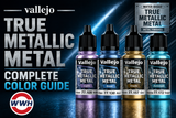 Vallejo True Metallic Metal — Complete Colour Guide for Miniature Painters