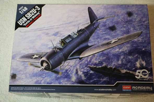 ACA12324 - Academy - 1/48 USN SB2U-3 Vindicator (Battle of Midway)