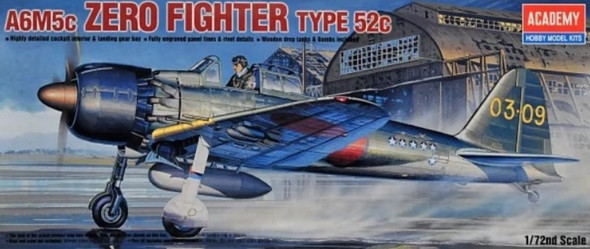 ACA12493 - Academy - 1/72 A6M5c ZERO Fighter type 52c (2176)