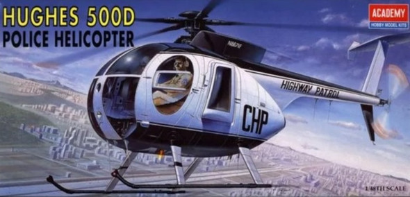 ACA12249 - Academy - 1/48 HUGHES 500D Police Helicopter was 1643