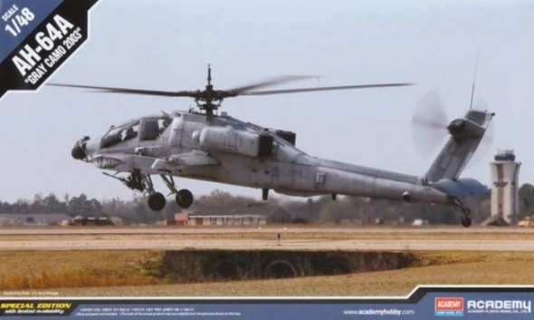 ACA12239 - Academy - 1/48 AH-64A Gray Camo '03 Ltd Ed