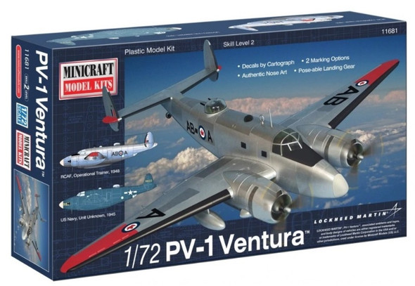 MIN11681 - Minicraft - 1/72 PV-1 Ventura  CANADIAN CONTENT