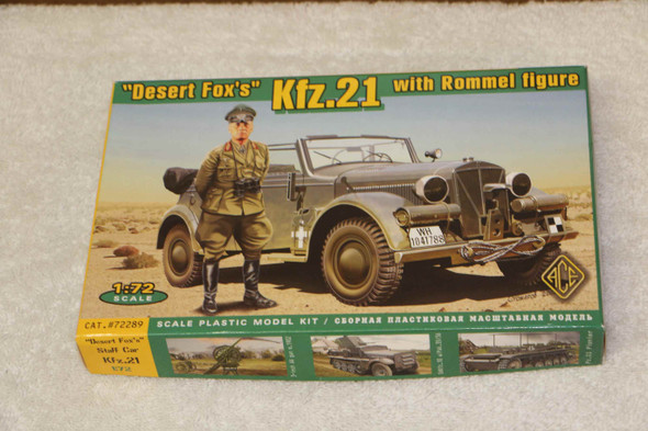 ACE72289 - ACE - 1/72 Kfz.21 w/Rommel Figure
