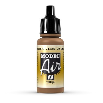 VLJ71416 - Vallejo - Model Air: IJA Dark Beige - 17mL Bottle  - Acrylic / Water Based - Flat