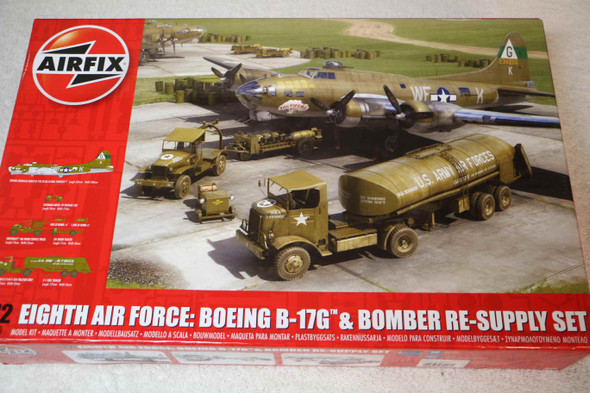 AIRA12010 - Airfix - 1/72 Eighth Air Force: Boeing B17G and Bomber Re-supply Set (Discontinued)