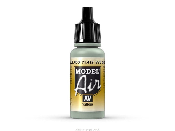 VLJ71412 - Vallejo - Model Air: VVS Grey Blue - 17mL Bottle -  Acrylic / Water Based - Flat
