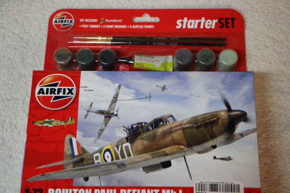 AIRA55213 - Airfix - 1/72 Boulton-Paul Defiant Starter Set (Discontinued)