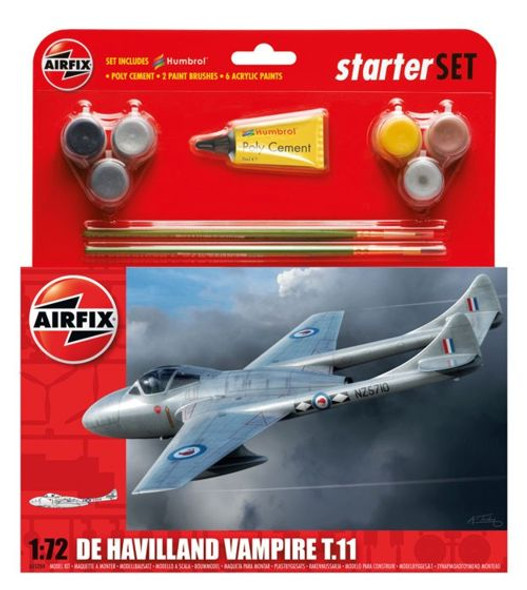 AIRA55204A - Airfix - 1/72 de Havilland Vampire T11 Starter Set