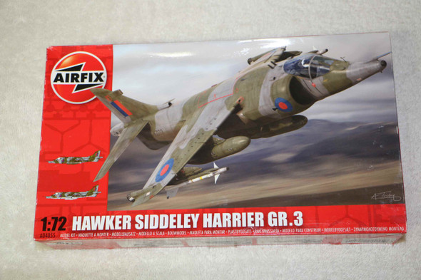 AIRA04055 - Airfix - 1/72 Hawker Siddeley Harrier GR3 (new tooling)