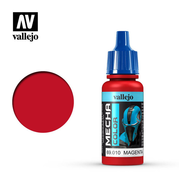 VLJ69010 - Vallejo - Mecha Color: Magenta - 17mL Bottle - Acrylic / Wat er Based - Flat