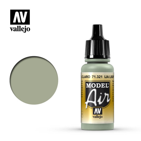 VLJ71321 - Vallejo - Model Air: IJA Light Grey Green - 17mL Bottle - Acrylic / Water Based - Flat - FS 34424