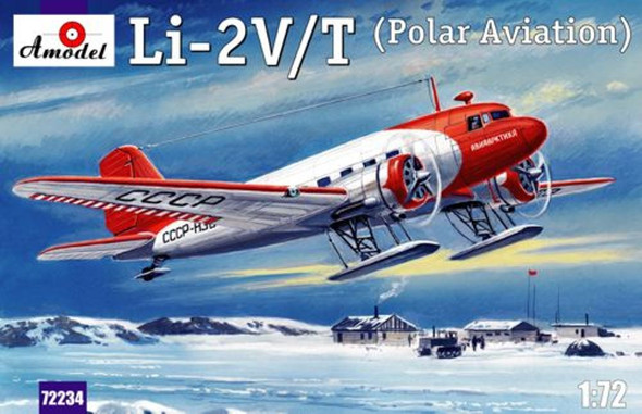 AMO72234 - Amodel - 1/72 Li-2V/T CCCP Polar Aviation