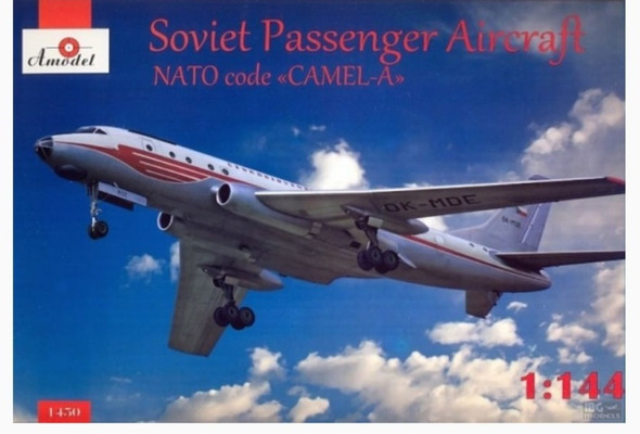 AMO1450 - Amodel - 1/144 Tu-104 Camel-A Czech/Soviet