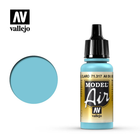 VLJ71317 - Vallejo - Model Air: A11 Gol Light Blue - 17mL Bottle - Acrylic / Water Based - Flat