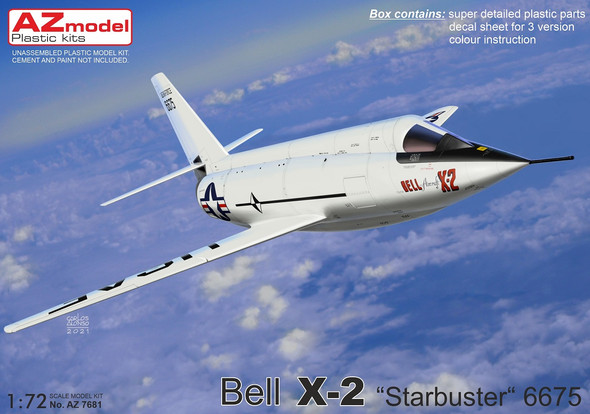 AZM7681 - AZ Models - 1/72 Bell X-2 Starbuster 6675""