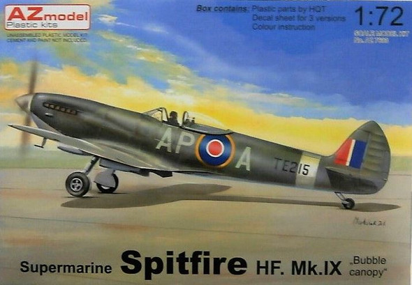 AZM7633 - AZ Models - 1/72 Spitfire HF Mk.IX 'bubble canopy'