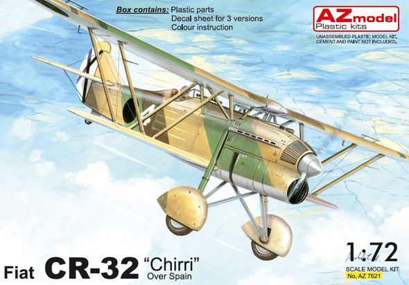 AZM7621 - AZ Models - 1/72 Fiat CR-32 'Chirri' (Over Spain)