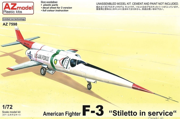 AZM7598 - AZ Models - 1/72 F-3 'Stiletto' in service