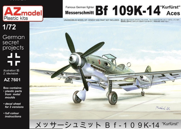 AZM7601 - AZ Models - 1/72 Bf 109K-14 'Kurfurst Aces'