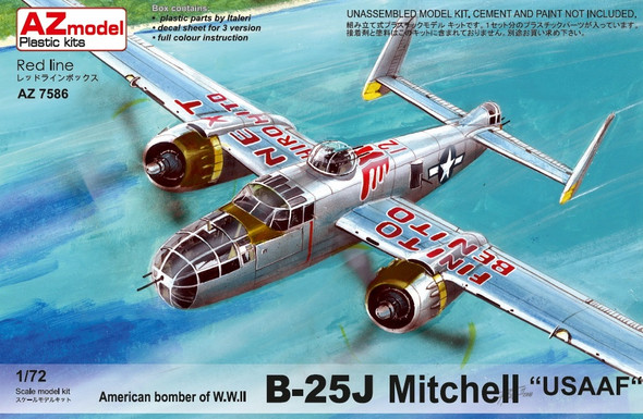 AZM7586 - AZ Models - 1/72 B-25J USAAF" (ITA)"