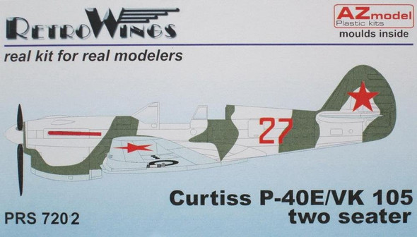 AZMPRS7202 - AZ Models - 1/72 Curtiss P-40E/VK 105 twin seater