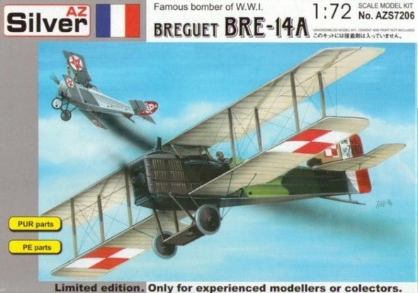 AZM7206 - AZ Models - 1/72 Breguet Bre14 B2 in French Service