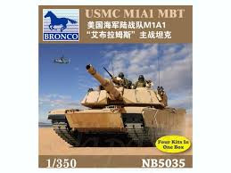 BRONB5035 - Bronco - 1/350 USMC M1A1 Abrams