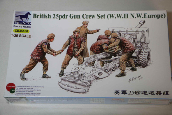 BROCB35108 - Bronco - 1/35 25pdr Gun Crew