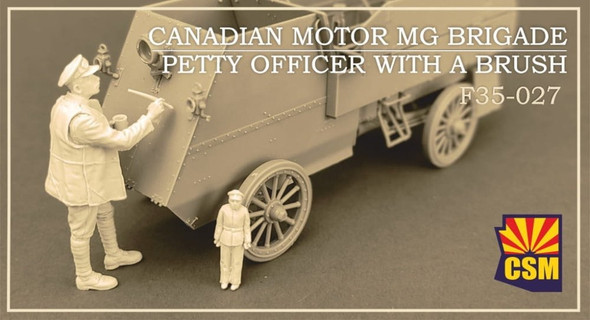 CSMF35027 - Copper State Models - 1/35 Canadian Motor MG Brigade Petty Officer with a Brush