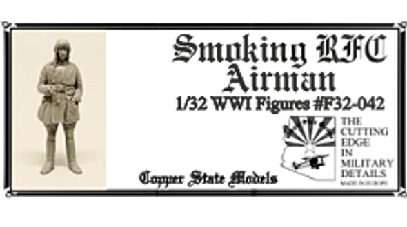 CSMF32042 - Copper State Models - 1/32 RFC Pilot Standing Smoking