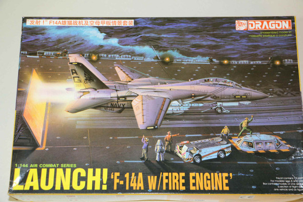 DRA4020 - Dragon - 1/144 Launch F-14A w/Fire Engine