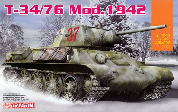 DRA7595 - Dragon - 1/72 T-34/76 Mod.1942