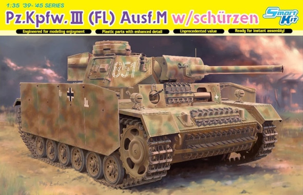 DRA6776 - Dragon - 1/35 Panzer III(FL) Ausf.M w/Schurzen