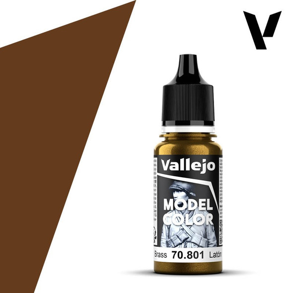 VLJ70801 - Vallejo Model Color Brass - 17ml - Acrylic