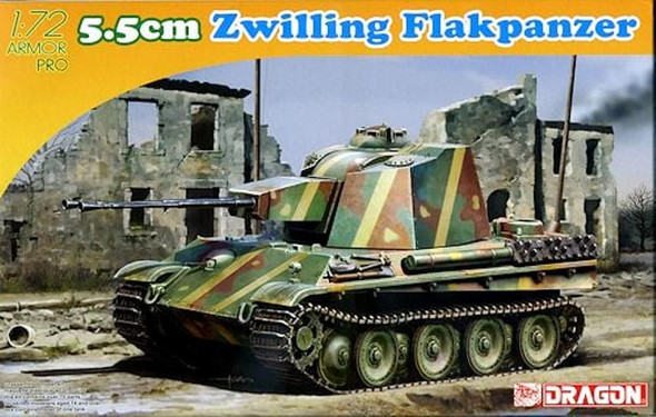 DRA7488 - Dragon - 1/72 5.5cm Zwilling Flakpanzer