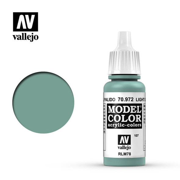 VLJ70972 - Vallejo Model Color Light Green Blue RLM78 - 17ml - Acrylic