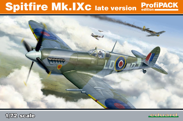 EDU70121 - Eduard - 1/72 SPitfire MkIXc Late ProfiPACK