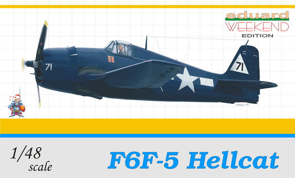 EDU8434 - Eduard - 1/48 F6F-5 Hellcat - Weekend Edition