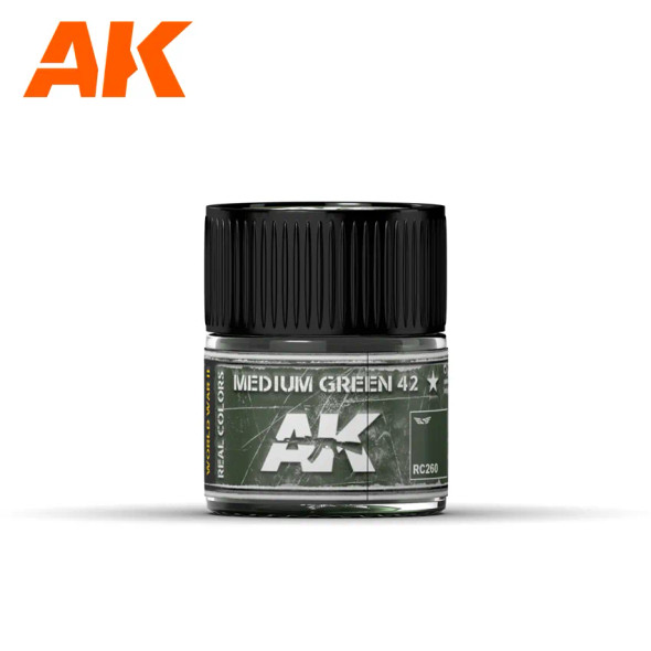 AKIRC260 - AK Interactive Real Color Medium Green 42 10ml