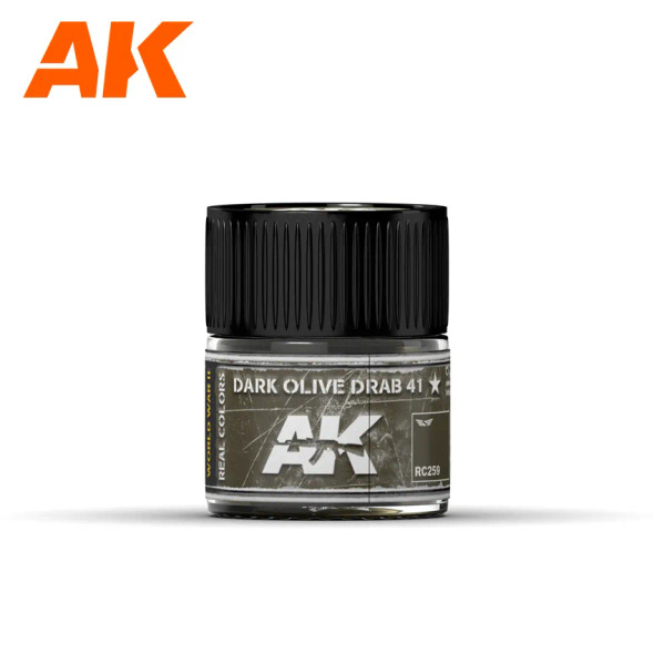 AKIRC259 - AK Interactive Real Color Dark Olive Drab 41 10ml