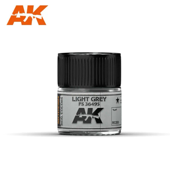 AKIRC253 - AK Interactive Real Color Light Grey FS36495 10ml